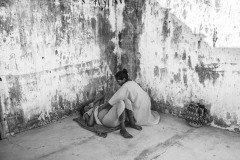 Frankilina Epiayu, a Wayuu indigenous midwife, kneads the belly of a pregnant girl in an informal settlement of Venezuelan migrants in Uribia, in La Guajira, Colombia, on July 5, 2019. In 2019, the photographer moved to La Guajira for six months and followed Epiayu while assisting women with childbirth. People give birth in hospitals. Still, there is no prenatal care for migrant mothers. People often don't know how to get aid, and fearing a confrontation with the authorities, they prefer not to take the chance. Those on the move walk until they are physically unable to. Those in the camps look for transportation to the city hospital or stay at home.
Epiayu has attended sick children, men, and women with remedies she prepared with the desert's plants. According to the indigenous cosmogony, indigenous people in Colombia are given a place of origin corresponding to where they bury the placenta. By planting it on the earth, midwives ensure the exodus's children a spiritual right to identity, even though they won't be granted legal status if the parents entered Colombia illegally. Frankilina Epiayu, a Wayuu indigenous midwife, kneads the belly of a pregnant girl in an informal settlement of Venezuelan migrants in Uribia, in La Guajira, Colombia, on July 5, 2019. In 2019, the photographer moved to La Guajira for six months and followed Epiayu while assisting women with childbirth. People give birth in hospitals. Still, there is no prenatal care for migrant mothers. People often don't know how to get aid, and fearing a confrontation with the authorities, they prefer not to take the chance. Those on the move walk until they are physically unable to. Those in the camps look for transportation to the city hospital or stay at home.
Epiayu has attended sick children, men, and women with remedies she prepared with the desert's plants. According to the indigenous cosmogony, indigenous people in Colombia are given a place of origin corresponding to where they bury the placenta. By planting it on the earth, midwives ensure the exodus's children a spiritual right to identity, even though they won't be granted legal status if the parents entered Colombia illegally.