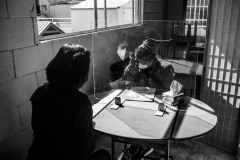 Lesbia Vanessa Bovadia, a 35-year-old woman from Honduras, cries as she talks to a psychologist in a charity shelter in Tijuana, Mexico, on April 17, 2021. After being separated from her children in the United States, American authorities deported Lesbia to Mexico in 2019.
She doesn't know where her children are, and she's desperate to find them.
Her children's names are Santos Alberto Lopez, 15-year-old, and Jose Alberto Lopez, 14-years-old. The last time she saw them was in Chattanooga, Tennessee, in 2018 before being arrested by the U.S. police.
Bovadia and the photographer agreed to use the children's names in the caption, hoping it could help find them and reunite with the mother. Lesbia Vanessa Bovadia, a 35-year-old woman from Honduras, cries as she talks to a psychologist in a charity shelter in Tijuana, Mexico, on April 17, 2021. After being separated from her children in the United States, American authorities deported Lesbia to Mexico in 2019.
She doesn't know where her children are, and she's desperate to find them.
Her children's names are Santos Alberto Lopez, 15-year-old, and Jose Alberto Lopez, 14-years-old. The last time she saw them was in Chattanooga, Tennessee, in 2018 before being arrested by the U.S. police.
Bovadia and the photographer agreed to use the children's names in the caption, hoping it could help find them and reunite with the mother.