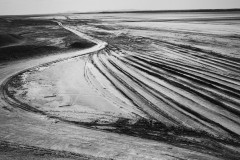 A view of one of the highest routes through La Guajira desert in Northern Colombia. Locals say that these routes are used by smugglers of gasoline and drugs.